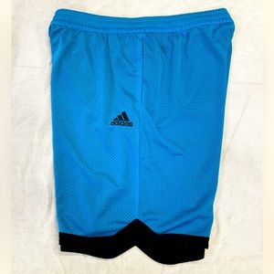 ADIDAS men’s size XXL athletic shorts blue and black